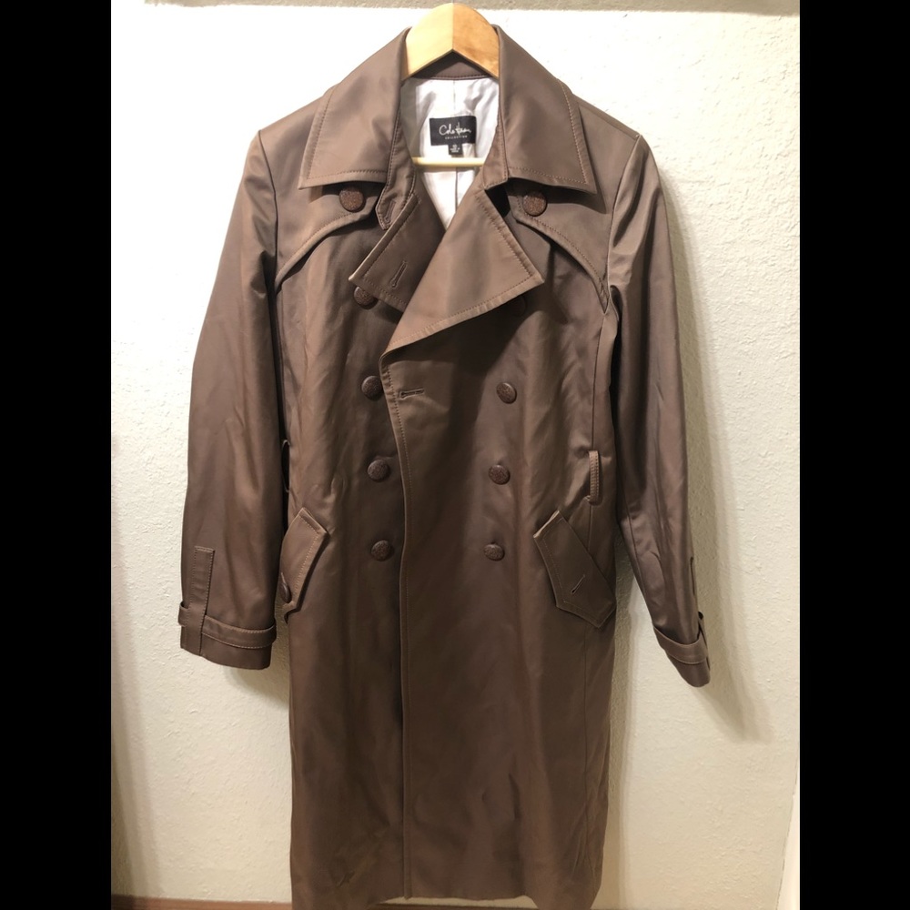 Cole Haan Signature Belted Trench Coat Size 10
